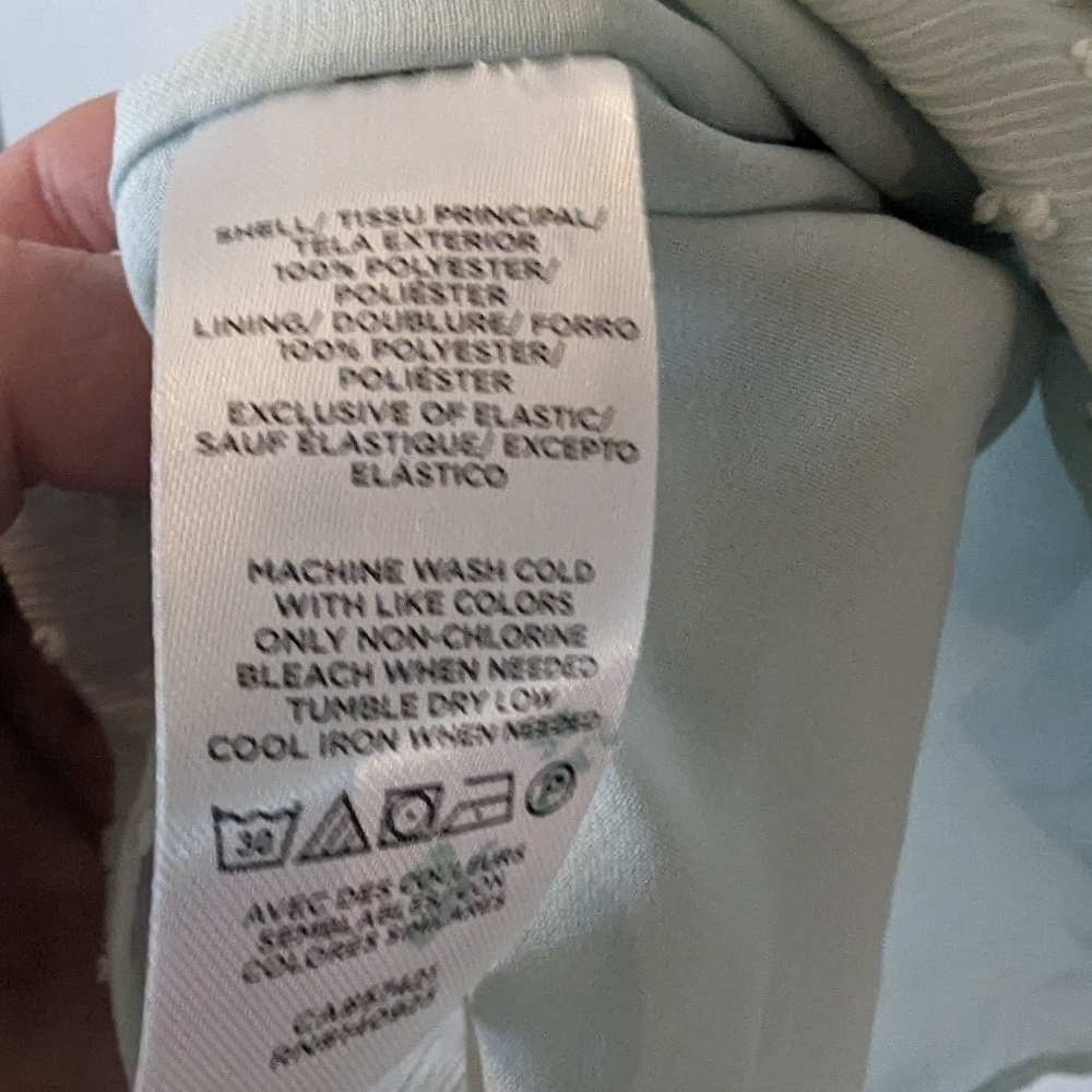 LOFT Light Green Ruffle Blouse - Picture 6 of 6